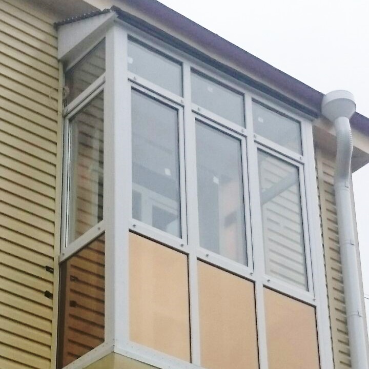 Пример отделки балкона или лоджии